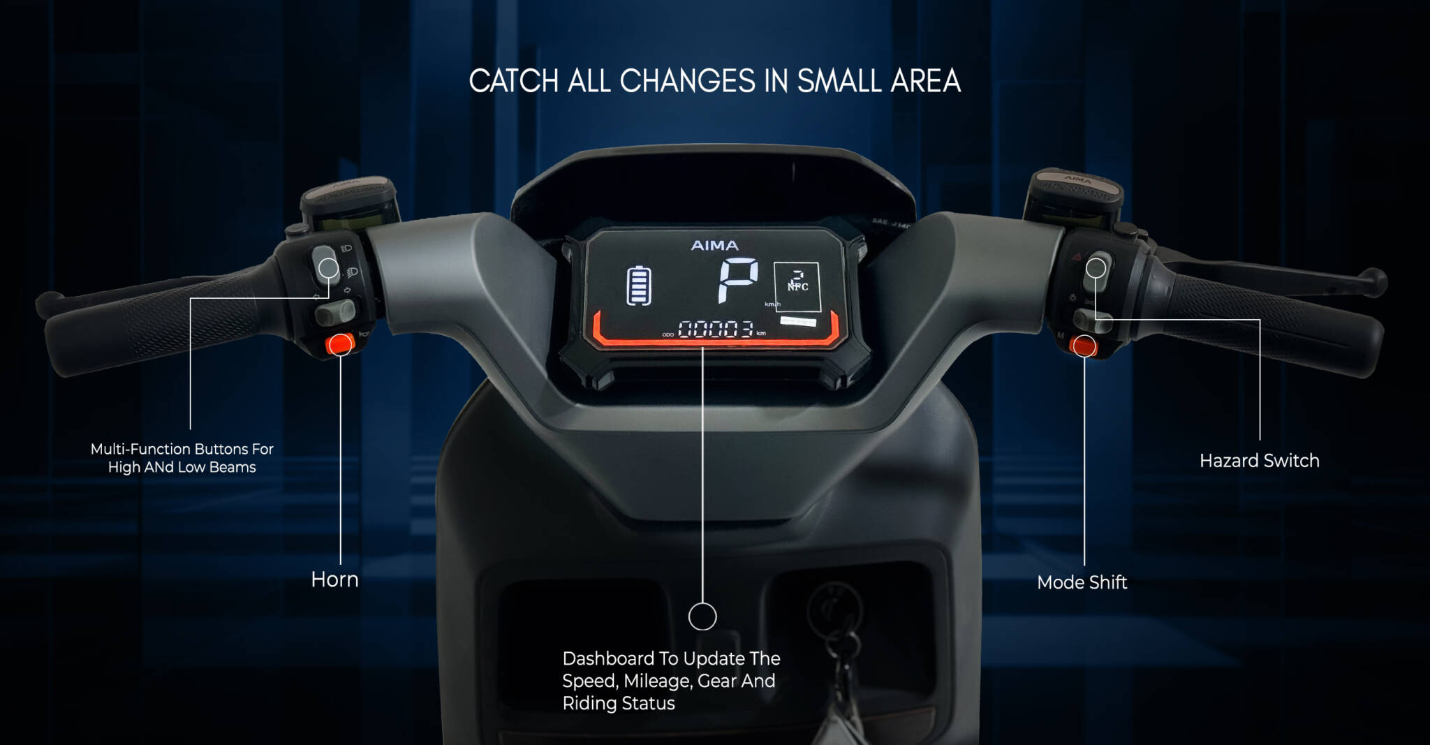 RAMZA A700 ELECTRIC SCOOTY - Image 3